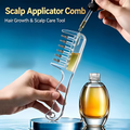 2-in-1 Scalp Massage & Relaxing Applicator Comb with Rolling Balls